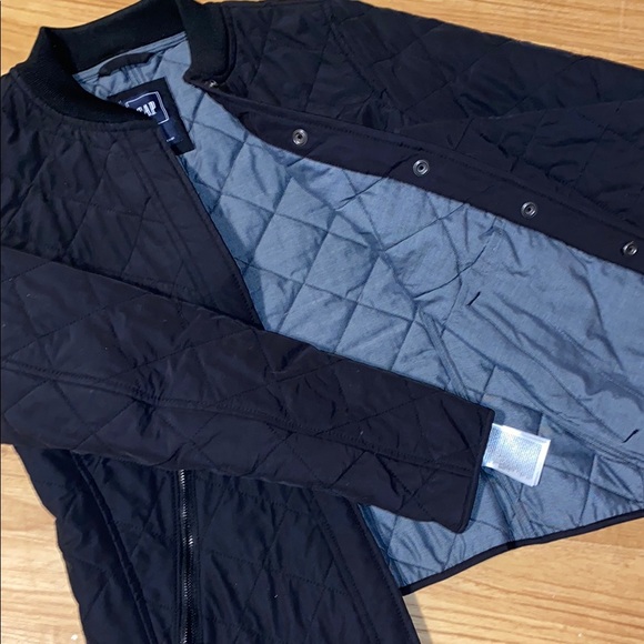 GAP Black Quilted Jacket - Picture 4 of 4